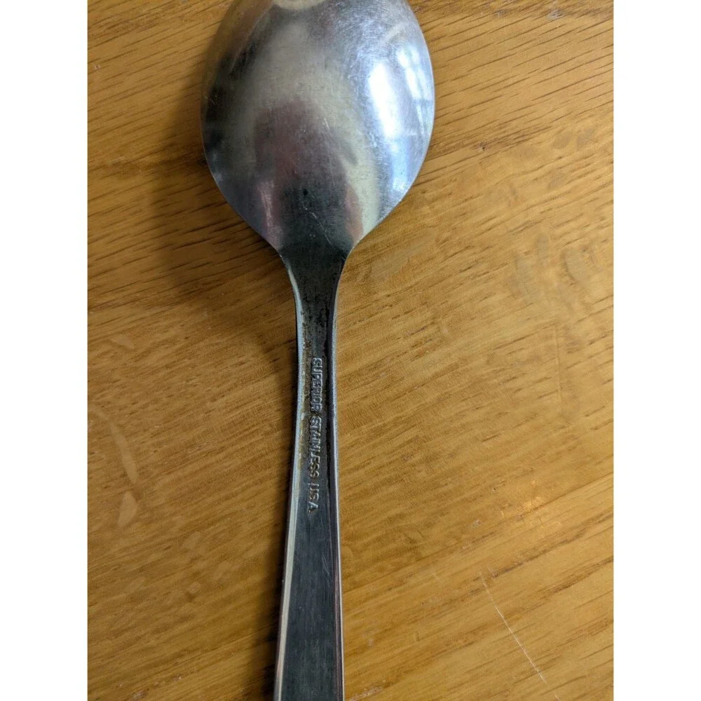 Vintage Superior Stainless International Siver Night Sky Atomic Spoon Set